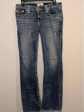 Big Star Women's Blue Distressed Denim Jeans